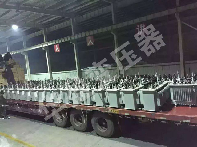 珠海非晶合金变压器发货现场